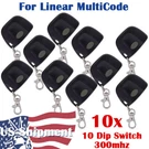 300MHZ 10DIP For Linear Multicode 3089 3060 3070 Garage Door Remote Opener. Fixed Price $51.82.