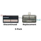 Liftmaster 62LM 3-PACK 2-BUTTON Digital Remote Replaced By 892LT. Fixed Price $104.95.