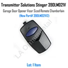 Transmitter Solutions Stinger 390LMD21V Garage Door Opener Visor Sized Remote. Fixed Price $21.90.