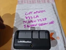 Liftmaster 893LM -hbw/tx 7359- Button Yellow Led Garage Door Opener. Fixed Price $13.00.
