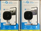 New (2) Chamberlain Myq Cameras - Indoor & Garage. Fixed Price $45.00.