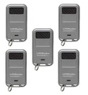 Liftmaster PPLK1, 5-PACK Passport Lite 1-BUTTON Keychain Remote Control. Fixed Price $109.95.
