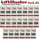 20 Pack 893MAX 3-BUTTON Liftmaster Visor Remote Control Garage Door Opener. Fixed Price $186.00.