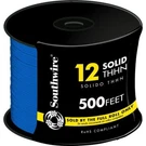 Southwire Thhn 500FT 12-GAUGE Blue Solid Copper Building Electrical Cable. Fixed Price $147.20.