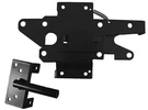 Vinyl Fence Gate Latch: Black Or White Powder Coating -padlockable Either Side. Fixed Price $34.95.