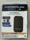 Chamberlain Myq Universal 2-BUTTON Garage Door Opener Remote Control CHU62. Fixed Price $14.95.