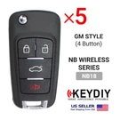 5X Keydiy Kd Universal Car Flip Remote Wireless 4 Buttons For Gm Type NB18. Fixed Price $66.95.