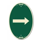 Signmission Designer Series - Right Arrow Symbol 12" X 18" Aluminum. Fixed Price $44.99.