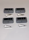 Liftmaster PPV3M, 4 Pack Passport Max 3-BUTTON Visor Remote Control Transmitters. Fixed Price $115.00.