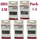 Liftmaster 893LM Button Garage Door Opener Remote Control Usa Stock Pack # 5. Fixed Price $57.99.