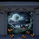 Preboun 7 X 8 Halloween Garage Door Cover Decorations Ft, Graveyard. Fixed Price $31.70.