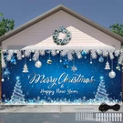 Tatuo Christmas Garage Door Banner Cover 7X16 Ft Large Blue Merry. Fixed Price $50.99.