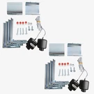 2X Garage Door Opener Remote Sensor Eyes . Replacement With Gate Bracket Kit. Fixed Price $20.00.