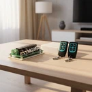 4-CHANNEL Wireless Relay Module Kit Secure Remote Control For Lights & More. Fixed Price $32.29.