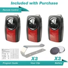 Garage Door Opener 2-BUTTON Remote Red For Universal Chamberlain 380UT. Fixed Price $49.95.