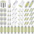 Frienda 70 Pieces Led Car Bulb Kit Interior Lights Dome White. Fixed Price $27.46.