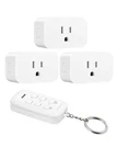 Dewenwils Remote Control Outlet 3 Independent Wireless Sockets 15A 100FT. Fixed Price $16.99.