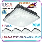 Outdoor Gas Station Led Canopy Garage Light 70W Parking Lot Street 4PACK. Fixed Price $162.00.