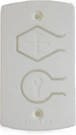 White Two Button Cover Plate - Fits Wayne Dalton Garage Door Wall Station 309.... Fixed Price $41.09.