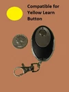 For Chamberlain Garage Door Opener Key Chain Remote Yellow Learn Button. Fixed Price $11.90.