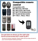 Remote Control For Bft MITTO2, MITTO4 Rolling Code. Fixed Price $13.42.
