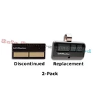 Liftmaster 82LM 2-PACK Billion Code 2-BUTTON Remote Replaced By 893MAX 3-BUTTON. Fixed Price $74.95.