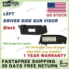 Left Sun Visor W/ Garage Door Opener FOR18-23 Jeep Wrangler Gladiator 6BR80TX7AQ. Fixed Price $158.00.
