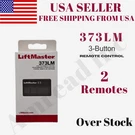 2 Pack Liftmaster 373LM 3-BUTTON Security+ 315MHZ Garage Door Remote Control. Fixed Price $24.82.