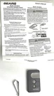 Oem Craftsman Garage Door Opener Remote K1026 139.53879 HBW1136. Fixed Price $16.99.
