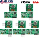 5PAIR 433MHZ Wireless Rf Transmitter Module + Receiver Alarm For Arduino Diy Usa. Fixed Price $12.43.