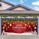 Ttchang Christmas Garage Door Cover, Large Banner Backdrop Decorations. Fixed Price $46.54.