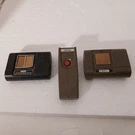 Lot 3 Vintage Stanley Garage Door Remotes - 1049, 1044 Digital, 1079 Lightmaker. Fixed Price $49.95.