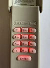 Oem Chamberlain Liftmaster 977LM Wireless Garage Door Keypad Powers On Lights Up. Fixed Price $22.99.
