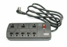 Strip Surge Protector 8 Outlets - Black By Elite Core. Fixed Price $39.99.