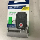 Chamberlain KLIK3U-BK Clicker Universal 2-BUTTON Garage Door Opener #5276. Fixed Price $14.00.