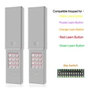 Garage Door Wireless Keyless Entry Keypad For Chamberlain Liftmaster Genie Dip. Fixed Price $14.97.