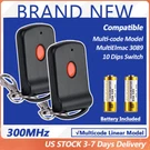 300MHZ Remote Mini Garage Door Transmitter Multicode 3060 4120. Fixed Price $18.03.