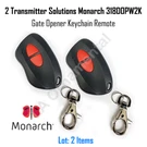 Transmitter Solutions Monarch 318DOPW2K Gate Opener Keychain Remote. Fixed Price $37.00.