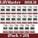 891LM Liftmaster Button Remote Control Garage Opener SECURITY+2.0 (pack Of 20). Fixed Price $196.50.