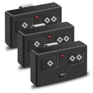 Oem Upgrade 3-BUTTON Gate Remote Transmitter 3-PACK Replaces AXS1, TDS2XP. Fixed Price $35.57.