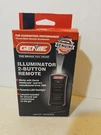 Genie Illuminator Button Remote Model GL2T-R Part No 39646R. Fixed Price $15.00.
