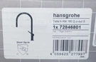 Hansgrohe Talis 72846801 Pull Down Spray Kitchen Faucet Steel Optik New Box. Fixed Price $398.00.