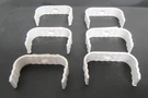 Lot Of Amerimax Home Products 2" 3" White Vinyl Downspout Clip M0634. Fixed Price $9.95.