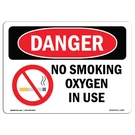 Signmission Osha Danger - Smoking Oxygen Use Decal Protect Your. Fixed Price $34.12.