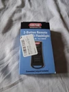 The Genie Company 2-BUTTON Garage Door Opener Flashlight Remote GL2T-BX. Fixed Price $25.00.