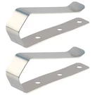 2 Stainless Steal Visor Clip Garage Door Opener Remote Replacement For Liftma.... Fixed Price $10.19.