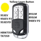 Compatible 891LM 892LM 893LM Remote Control Yellow Learn Button Liftmaster. Fixed Price $10.80.