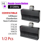 1/2 Pcs For Liftmaster 373LM HBW1573 Black 3-BUTTONS Garage Door Opener Remote. Fixed Price $15.98.