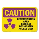 Contamination Osha Caution Radiation Sign Metal Plastic Decal. Fixed Price $47.99.