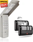 Garage Door Keypad With 2 Opener Remote, For Liftmaster Chamberlain. Fixed Price $48.78.